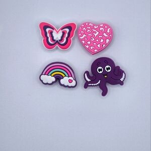 Colorful Shoe Charms Set